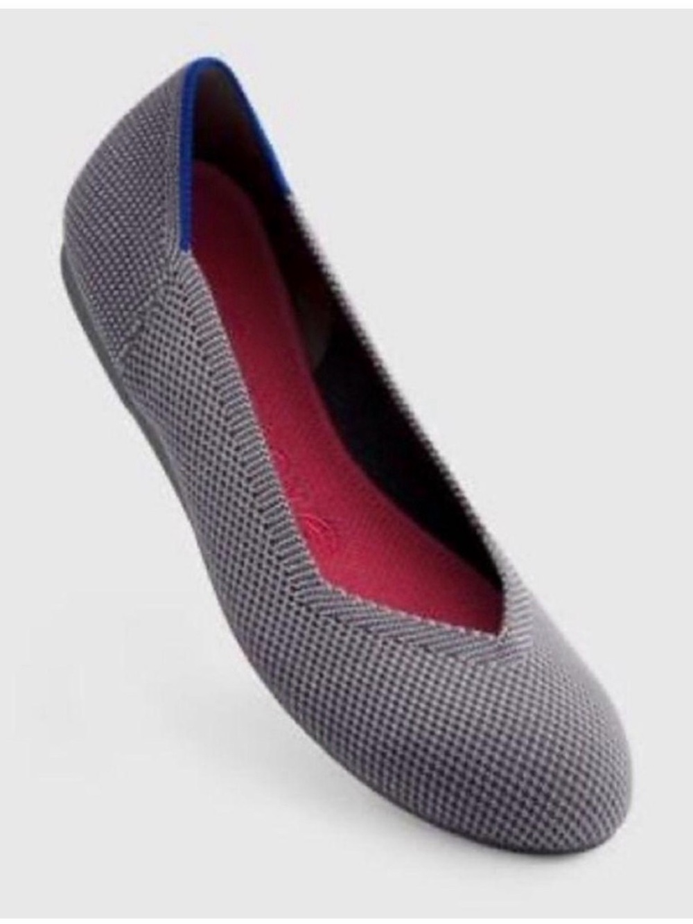 Rothy's The Flat Pebble Grey Round Toe Size 8.5